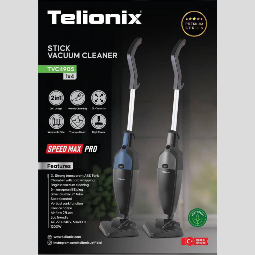 جارو عصایی تلیونیکس مدل TVC4905