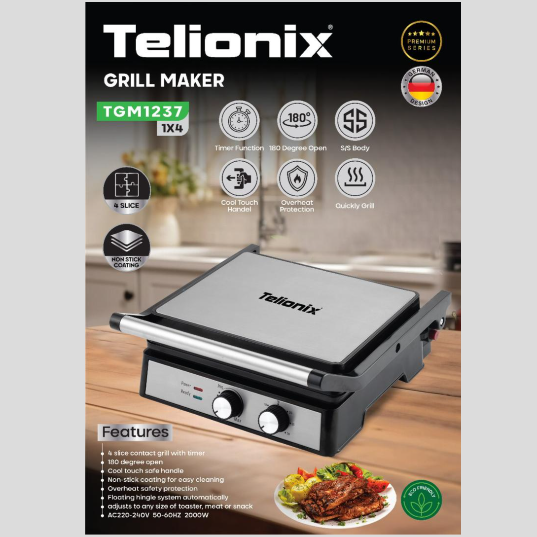 گریل ساز تلیونیکس مدل TGM1237