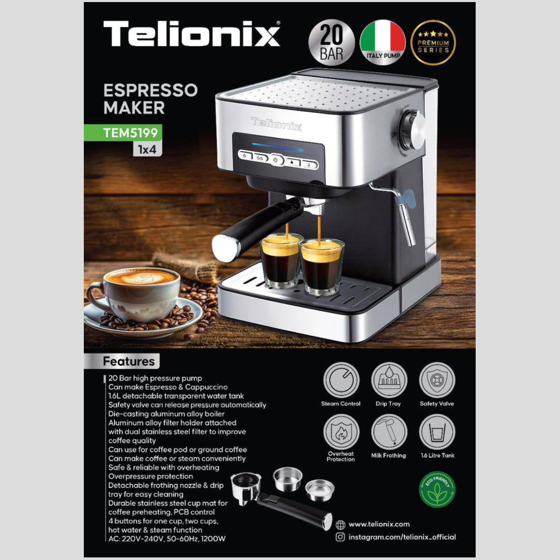 اسپرسوساز تلیونیکس مدل TEM5199