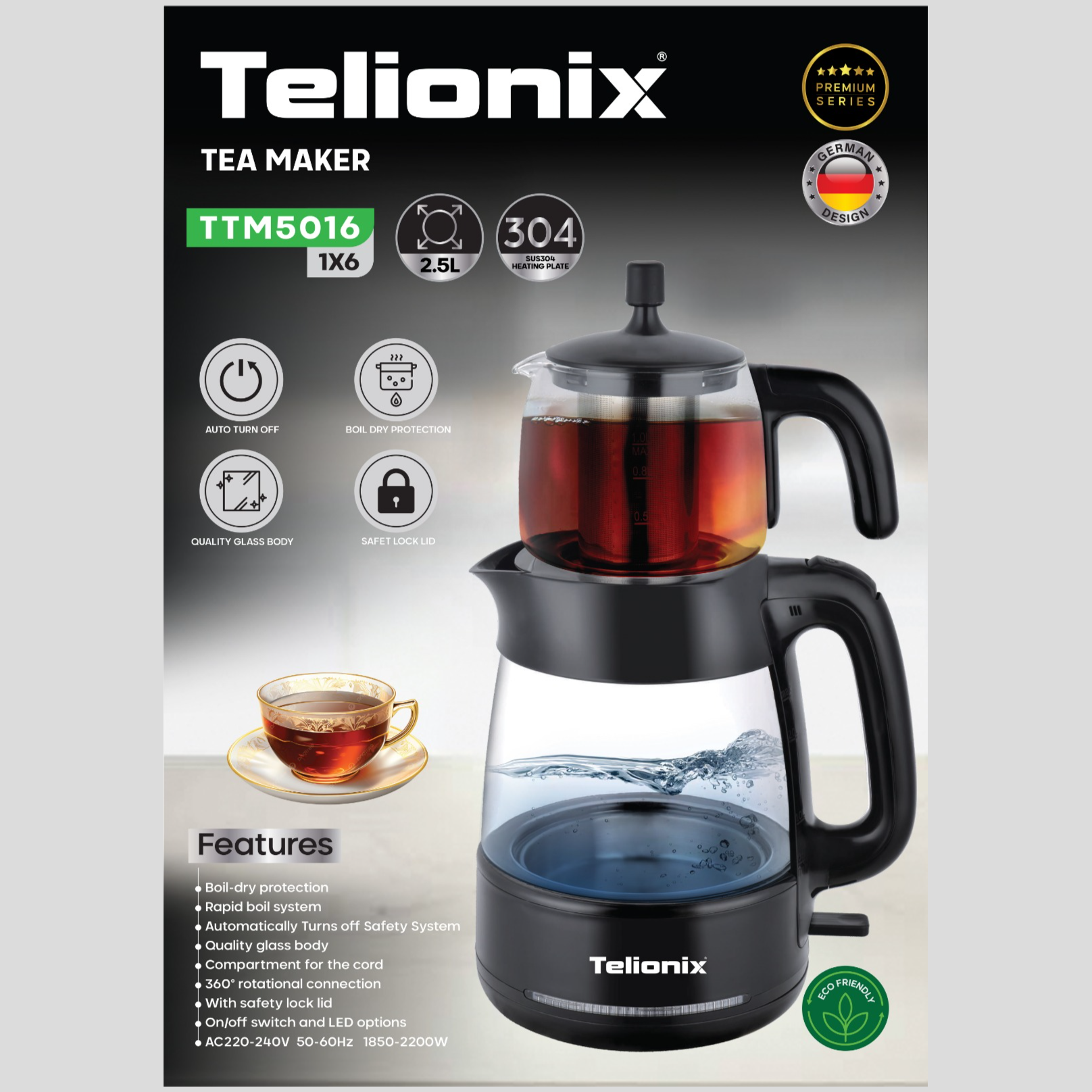 چای ساز تلیونیکس مدل TTM5016