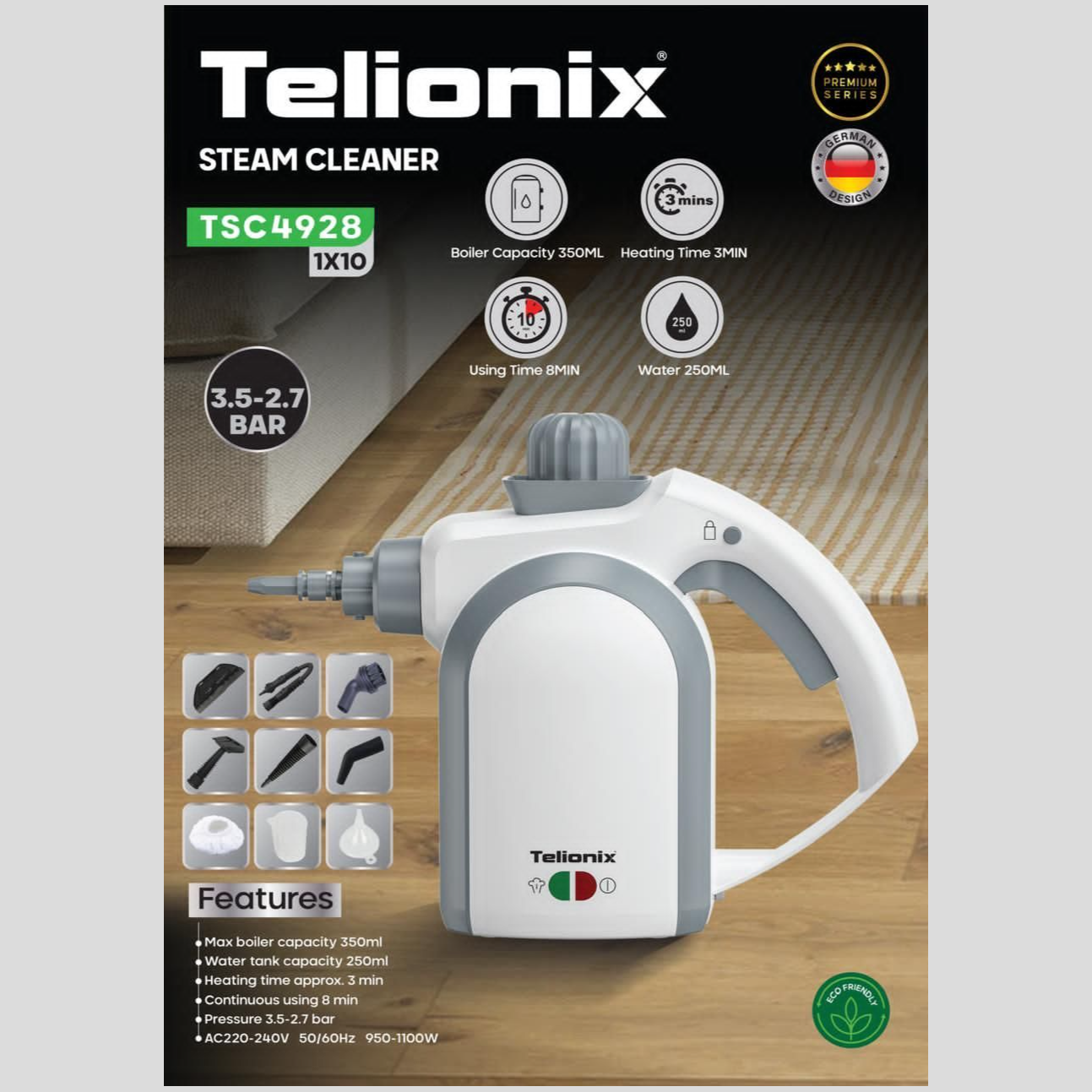 بخارشوی تلیونیکس مدل TSC4928