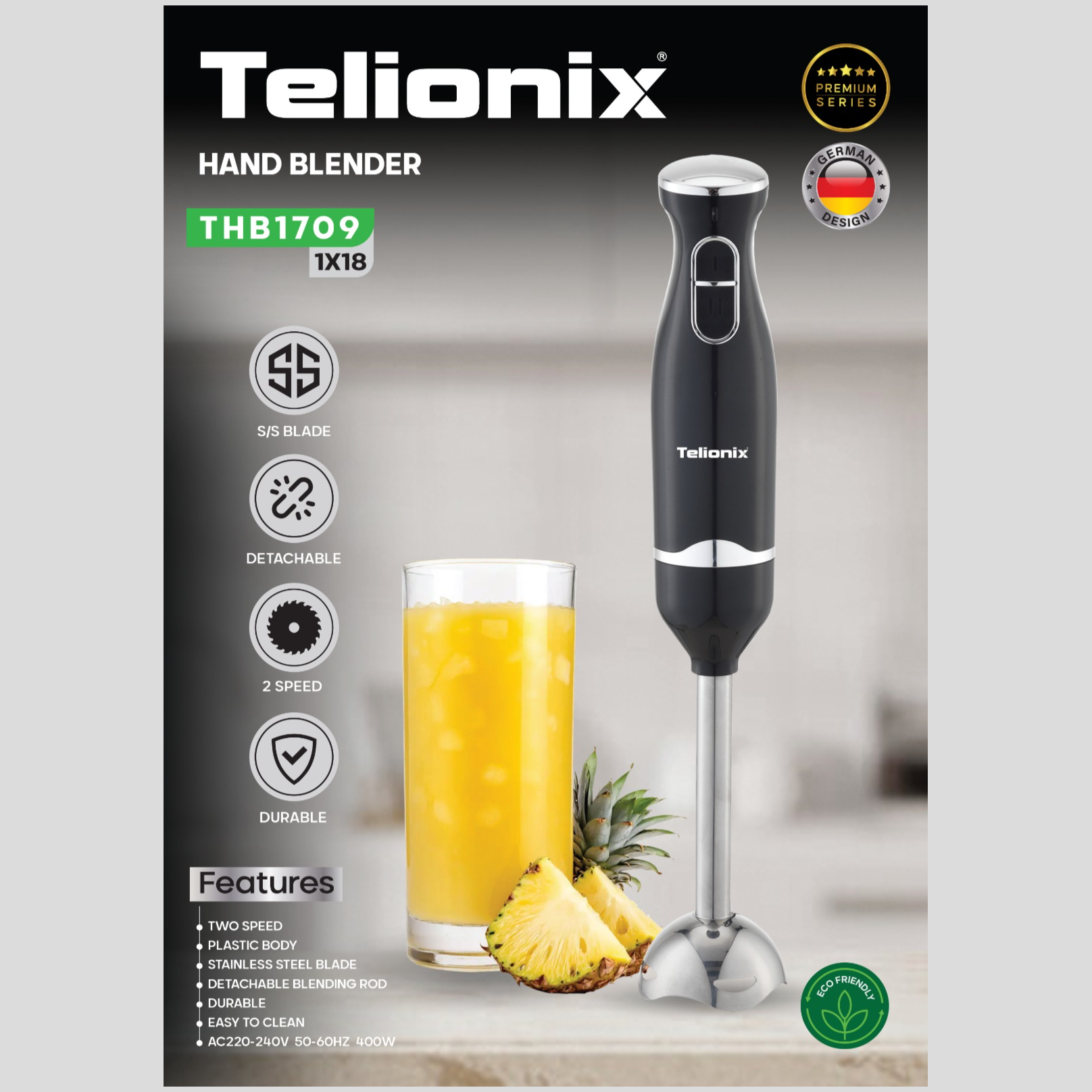 گوشت کوب تک کاره تلیونیکس مدل THB1709